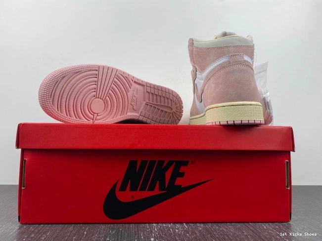 (Women's) Pink FD2596- High Jordan Washed Retro OG 1 789 Air Popular 0111